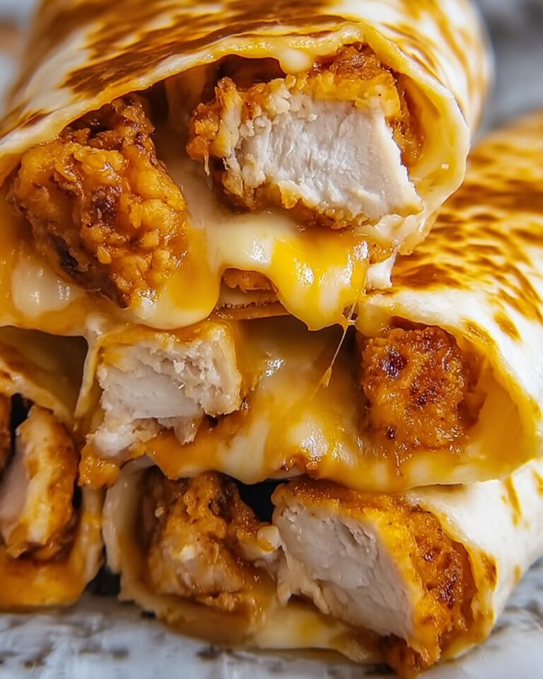 Air Fryer Hot Chicken and Cheese Wraps Recipe