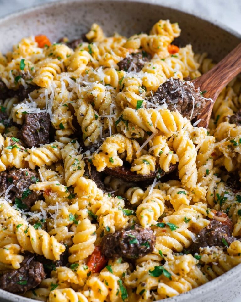 One Pot Beef and Garlic Butter Pasta Recipe