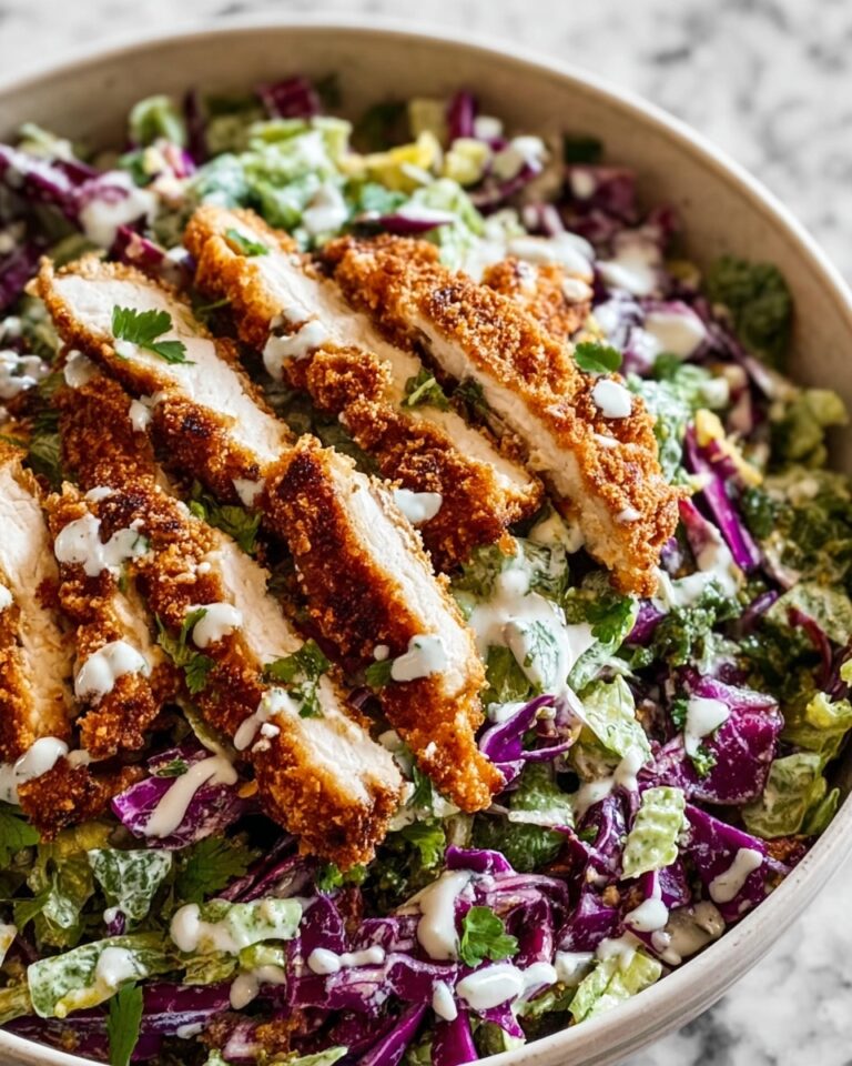 Caesar Slaw with Crispy Chicken Recipe
