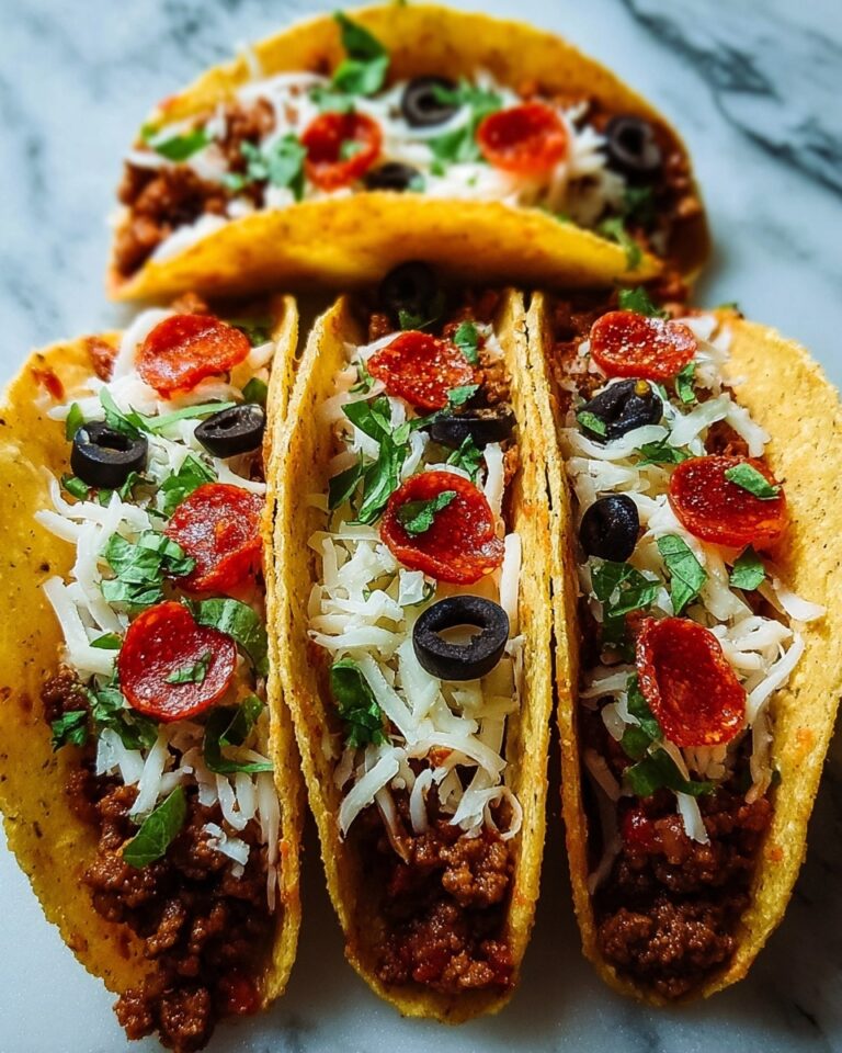 Meat Lovers Pizza Tacos Recipe