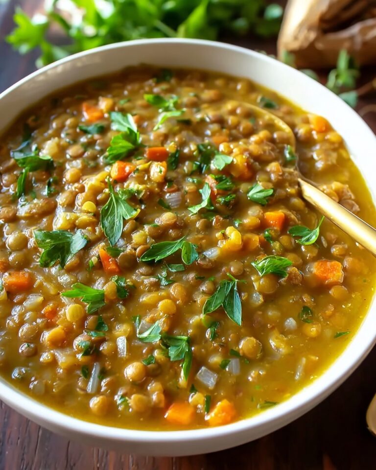 Veggie-Loaded Lentil Soup Recipe