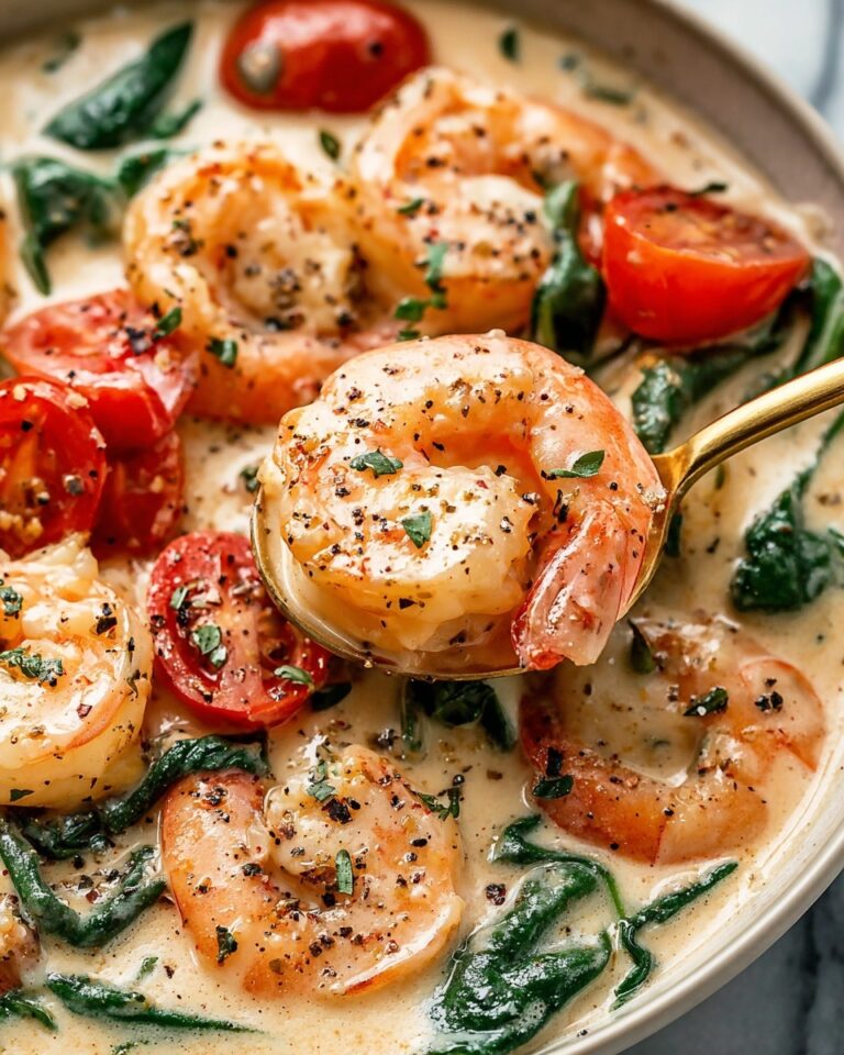 Tuscan Shrimp in Sun-Dried Tomato Cream Sauce Recipe