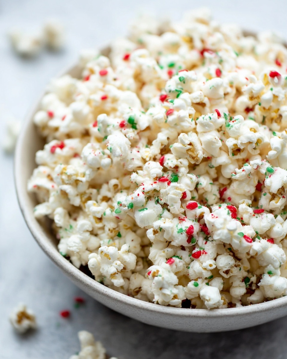 Super Easy Christmas Popcorn Recipe - Recipe Image