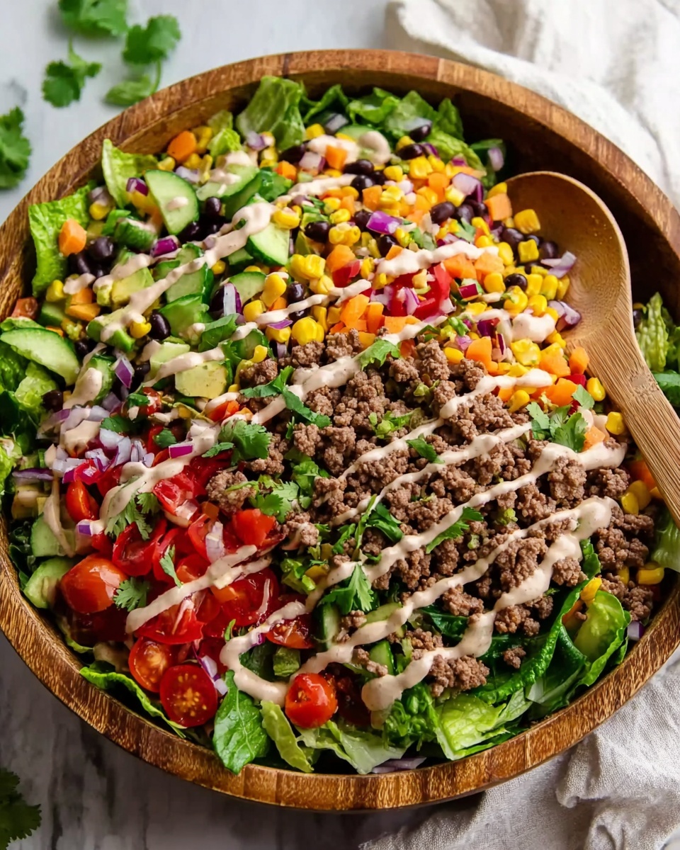 Ground Beef Salad Recipe - Recipe Image