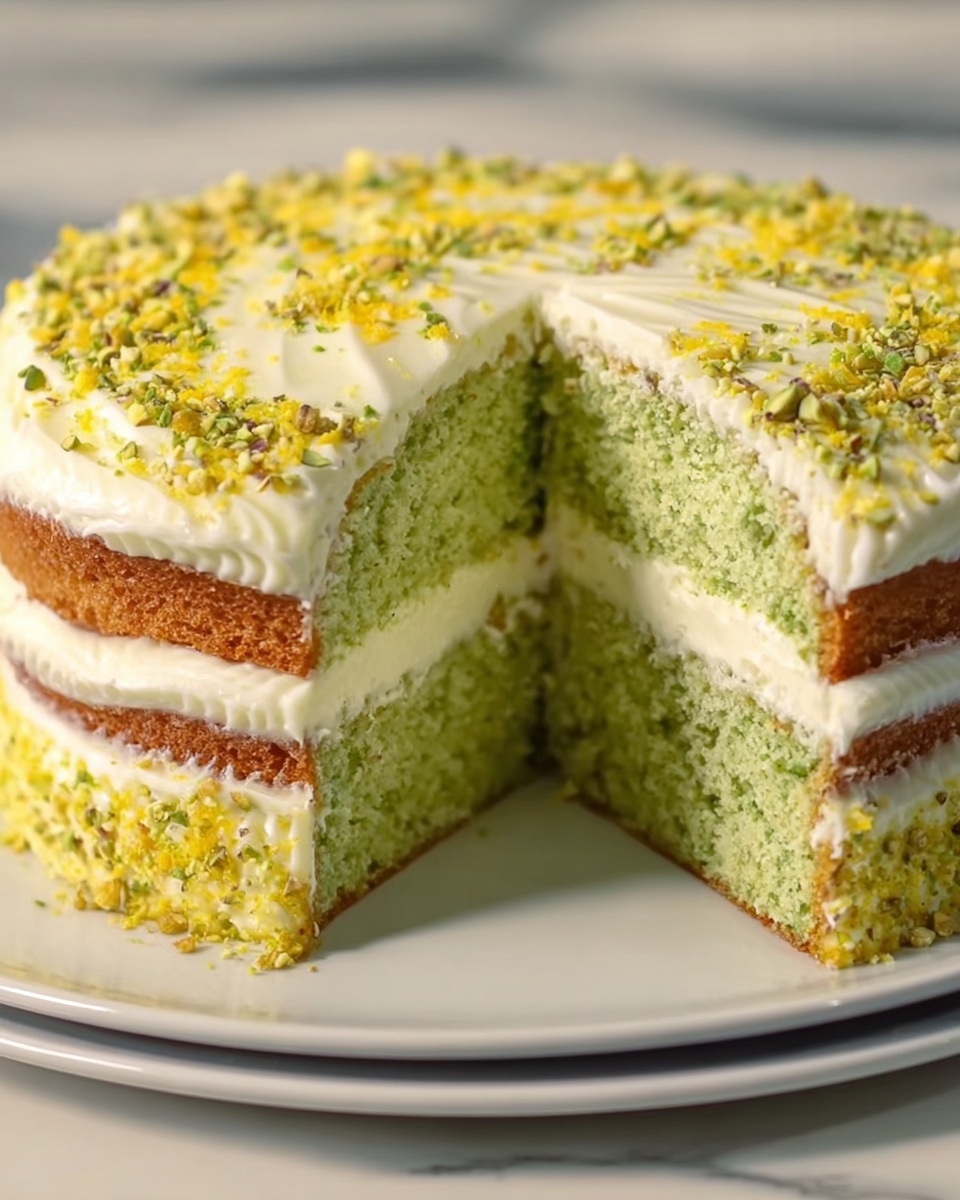 Moist Pistachio Cake Recipe - Recipe Image