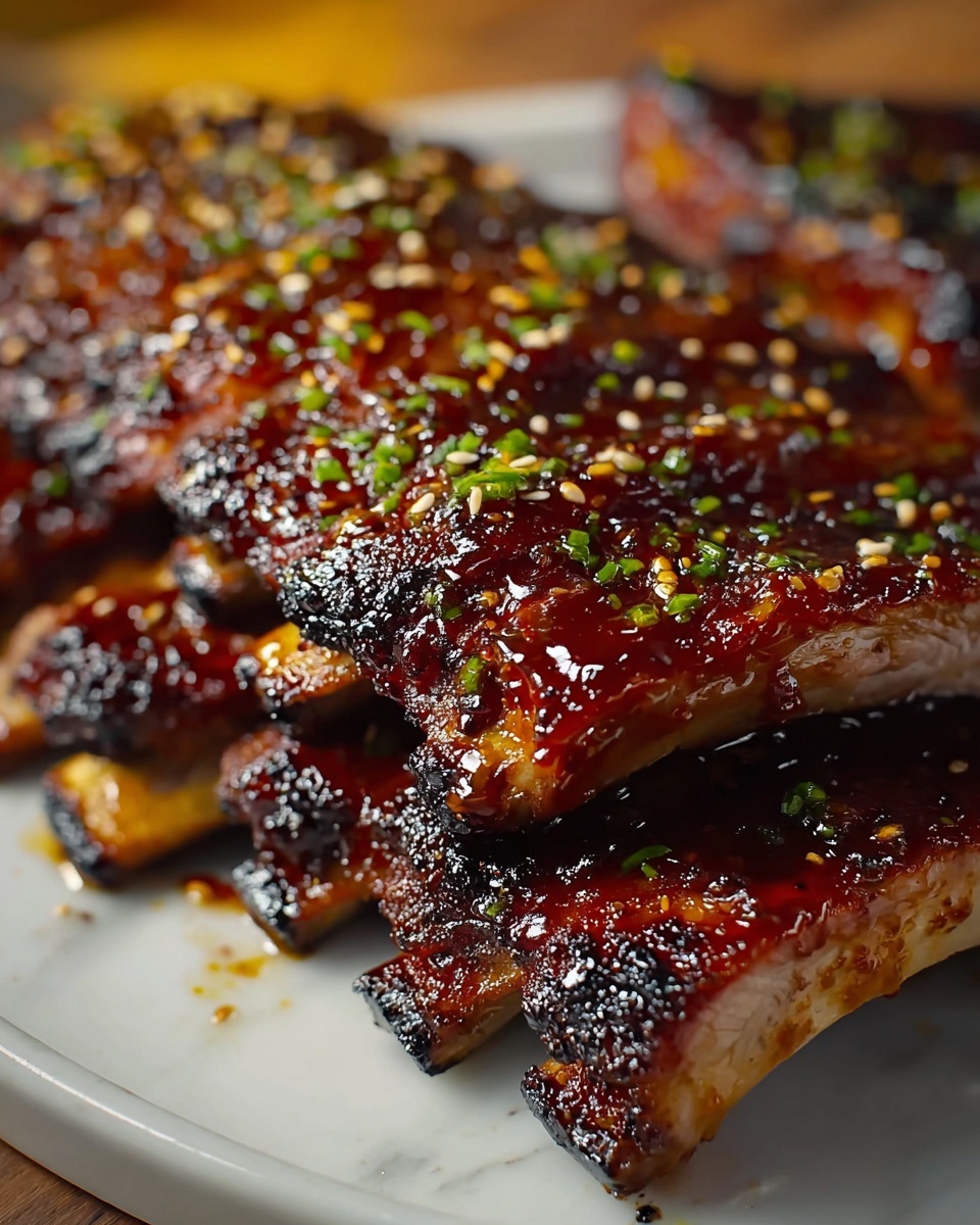Honey Garlic Ribs Recipe - Recipe Image