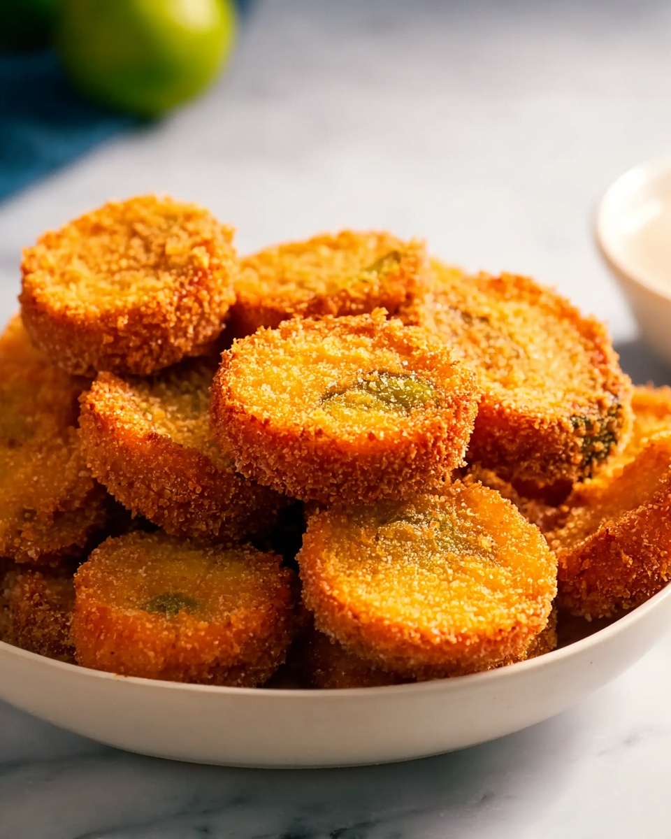 Irresistibly Crispy Fried Green Tomatoes Recipe - Recipe Image