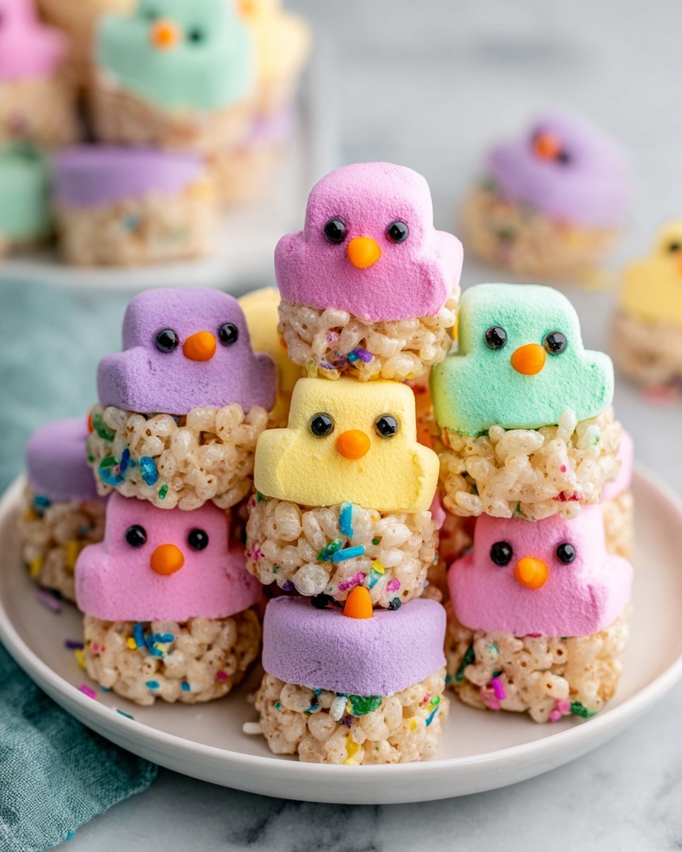 Peeps Rice Krispie Treats Recipe - Recipe Image