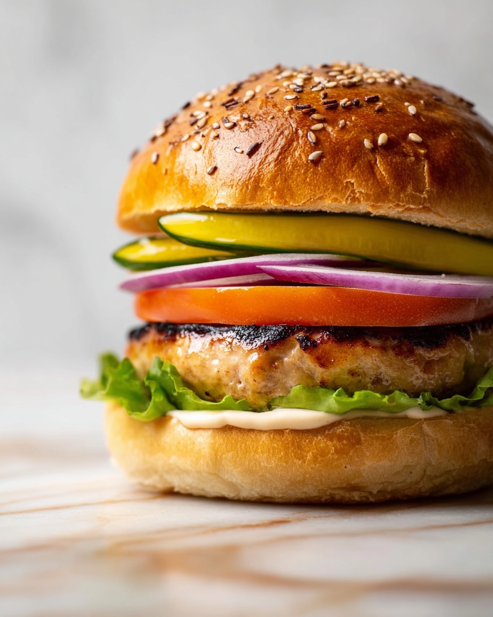 The Best Ground Chicken Burgers Recipe - Recipe Image