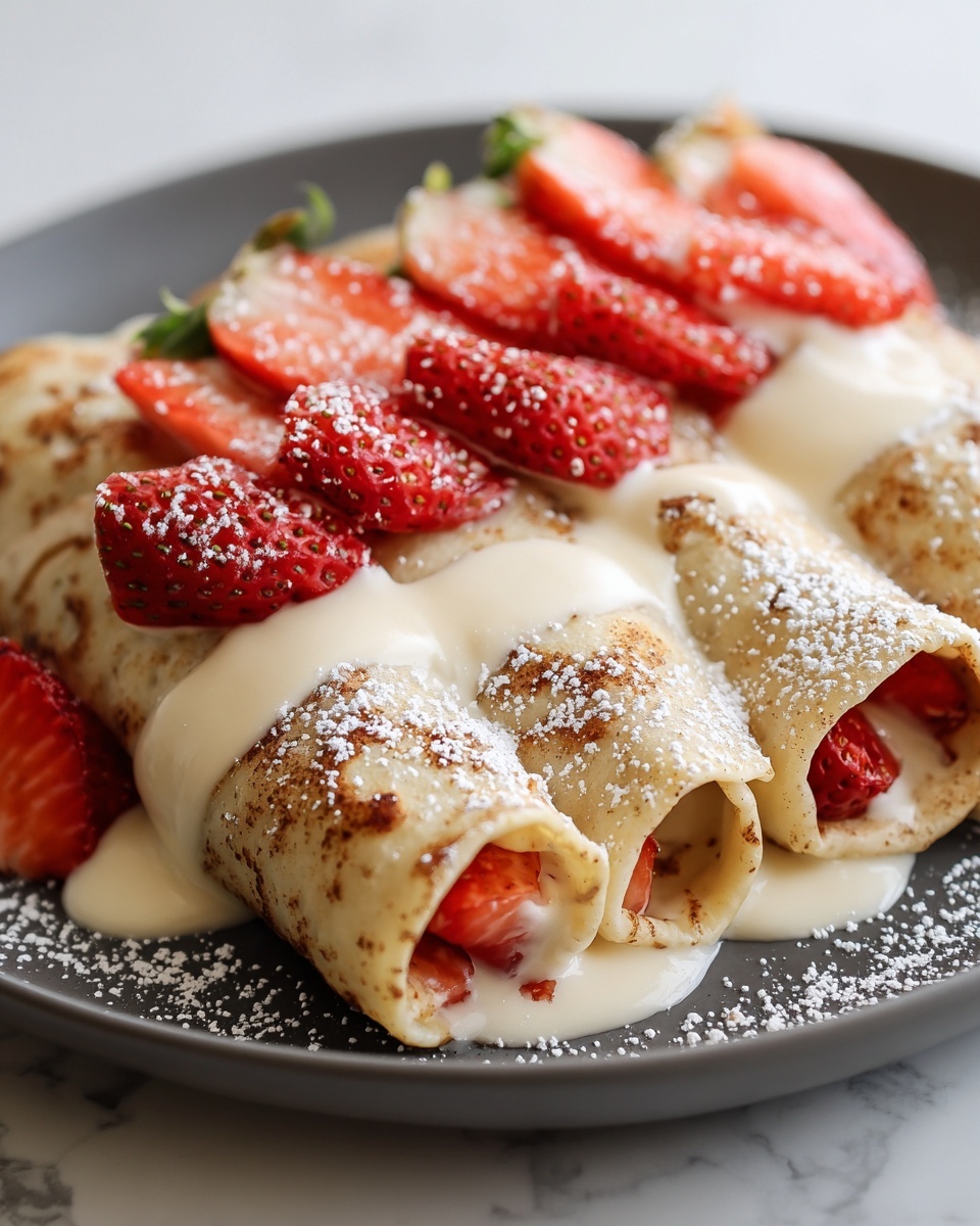 Strawberry French Toast Rolls Recipe - Recipe Image