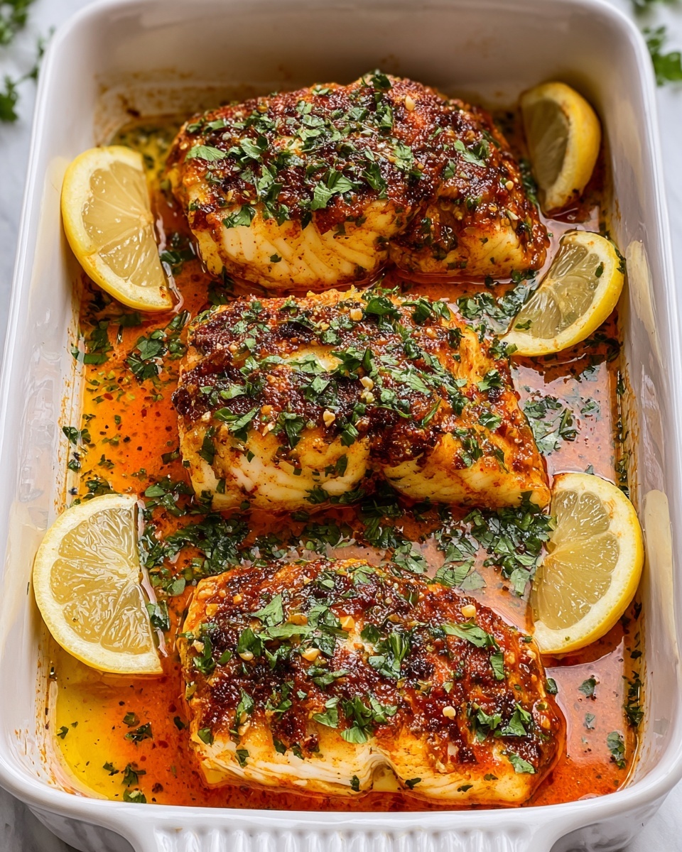 Baked Garlic Butter Cajun Cod Recipe - Recipe Image