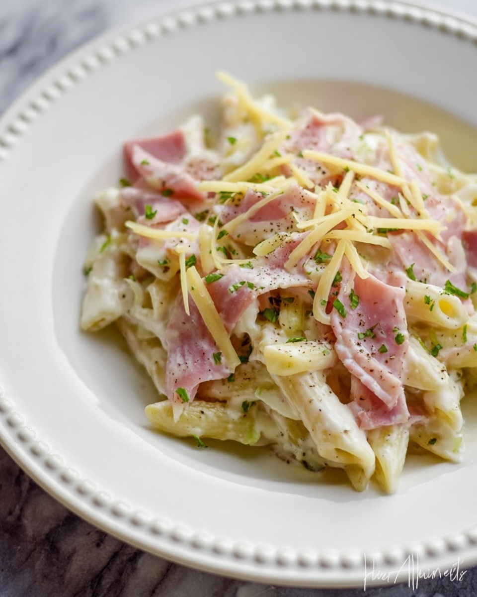 Instant Pot Chicken Cordon Bleu Pasta Recipe - Recipe Image