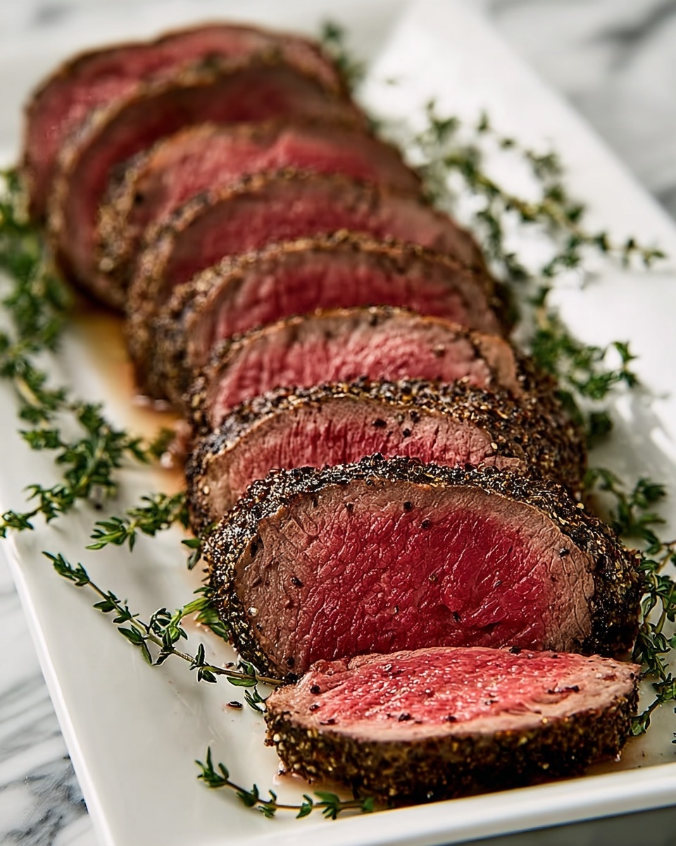 Perfect Roasted Beef Tenderloin for Any Occasion Recipe - Recipe Image