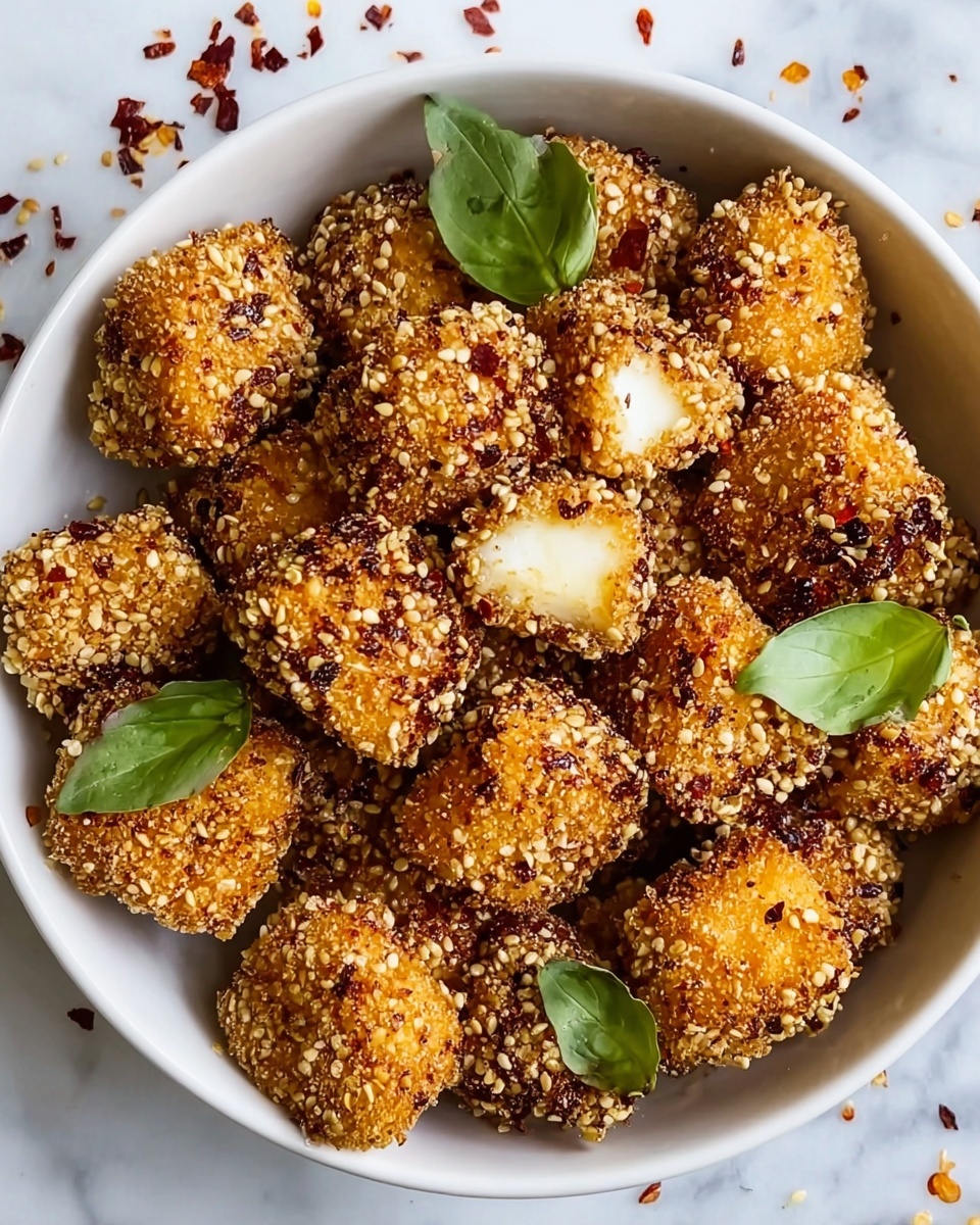 Crispy Halloumi Nuggets with Sweet Hot Honey Recipe - Recipe Image