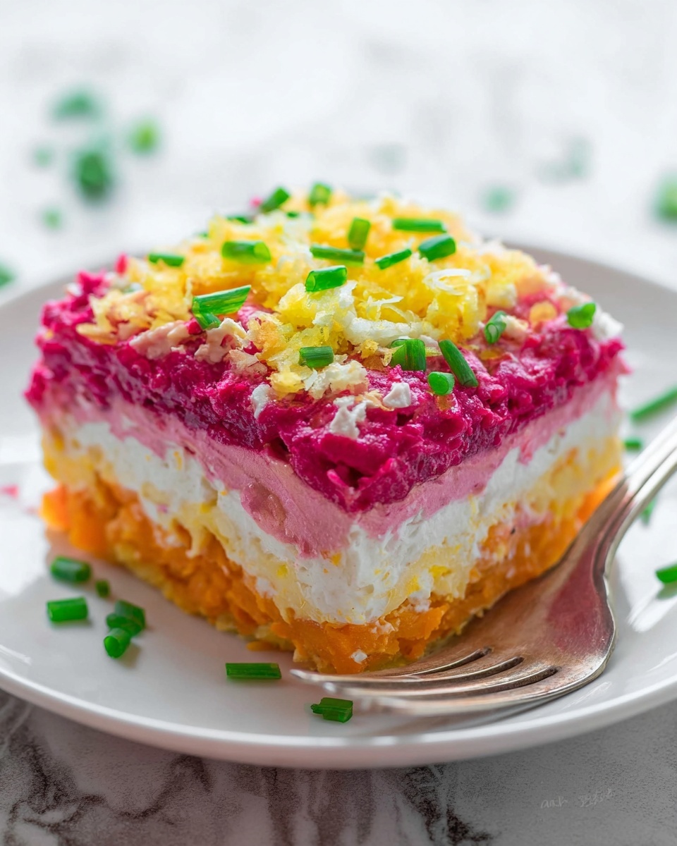 Smoked Salmon Salad (Shuba) Recipe - Recipe Image