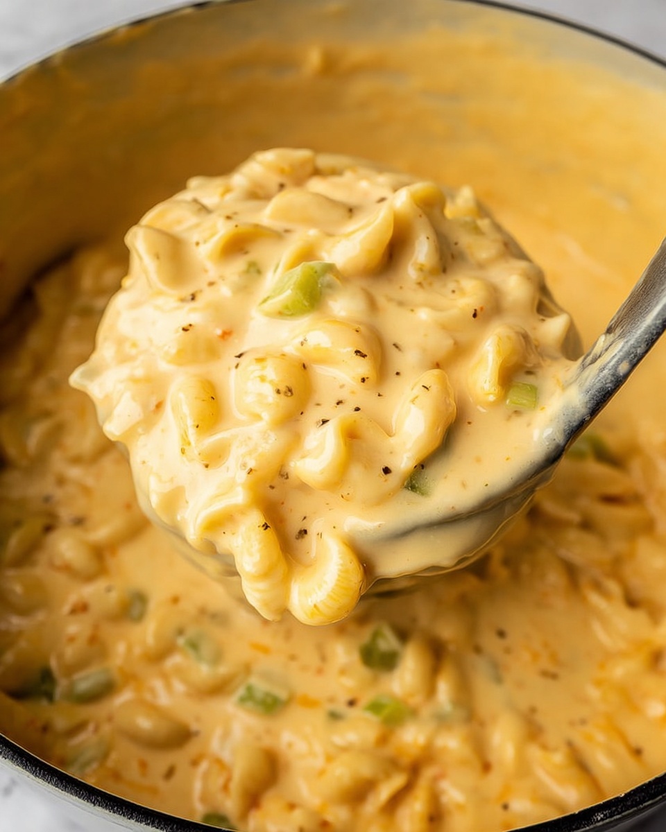 Creamy Mac and Cheese Soup Recipe - Recipe Image
