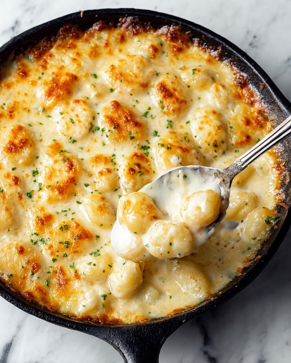 Three Cheese Gnocchi Mac and Cheese Recipe - Recipe Image