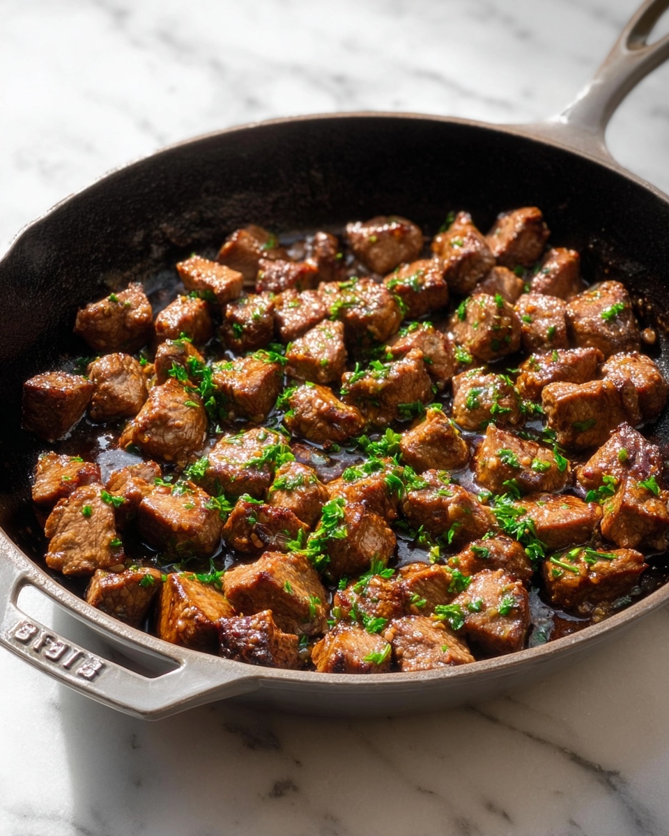 Garlic Butter Steak Bites Recipe - Recipe Image