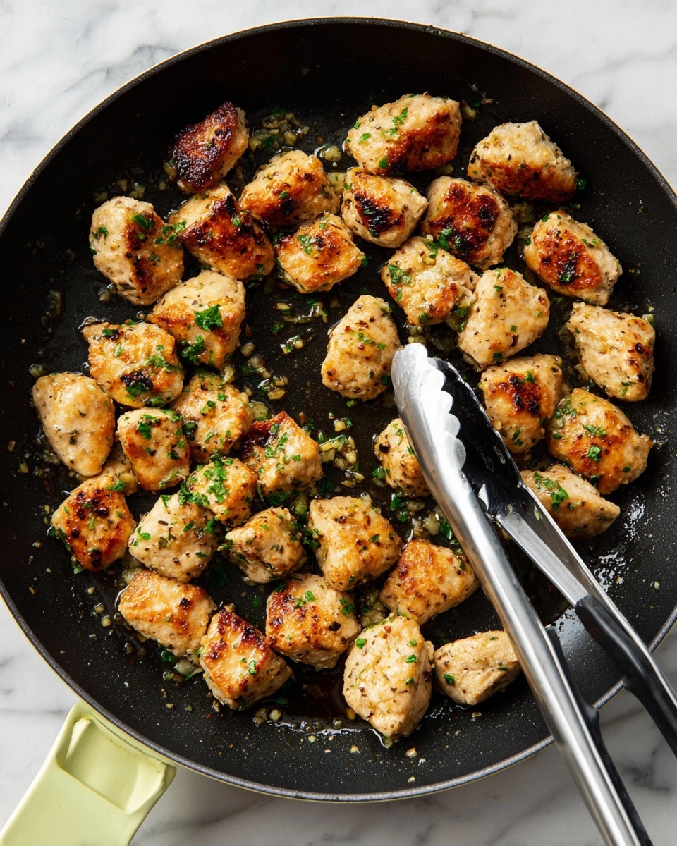 Garlic Butter Chicken Bites Recipe - Recipe Image