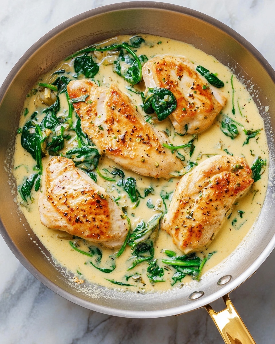 Creamy Chicken Florentine Recipe - Recipe Image