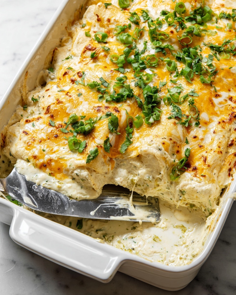 Creamy Chicken Enchiladas Recipe - Recipe Image