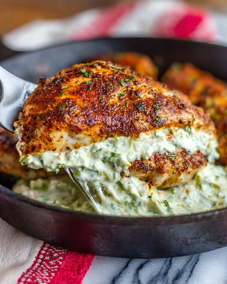 Cheesy Spinach Stuffed Chicken Breasts Recipe - Recipe Image