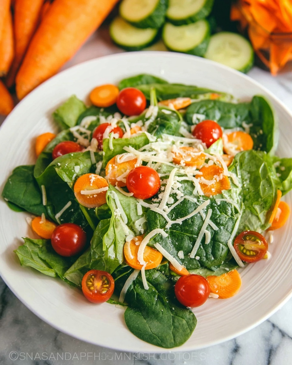 Spinach Salad with Balsamic Vinaigrette Recipe - Recipe Image