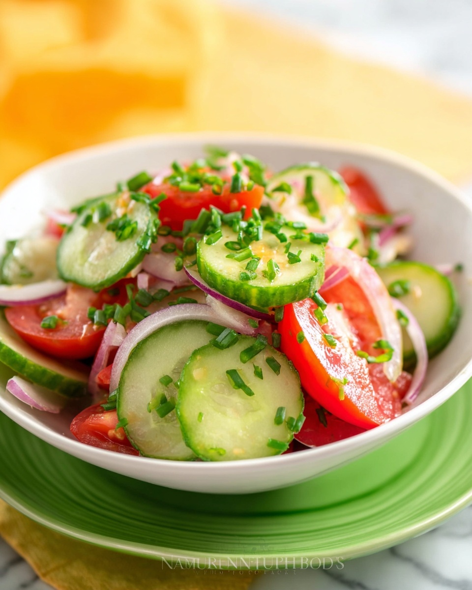 Cucumber and Tomato Salad Recipe - Recipe Image