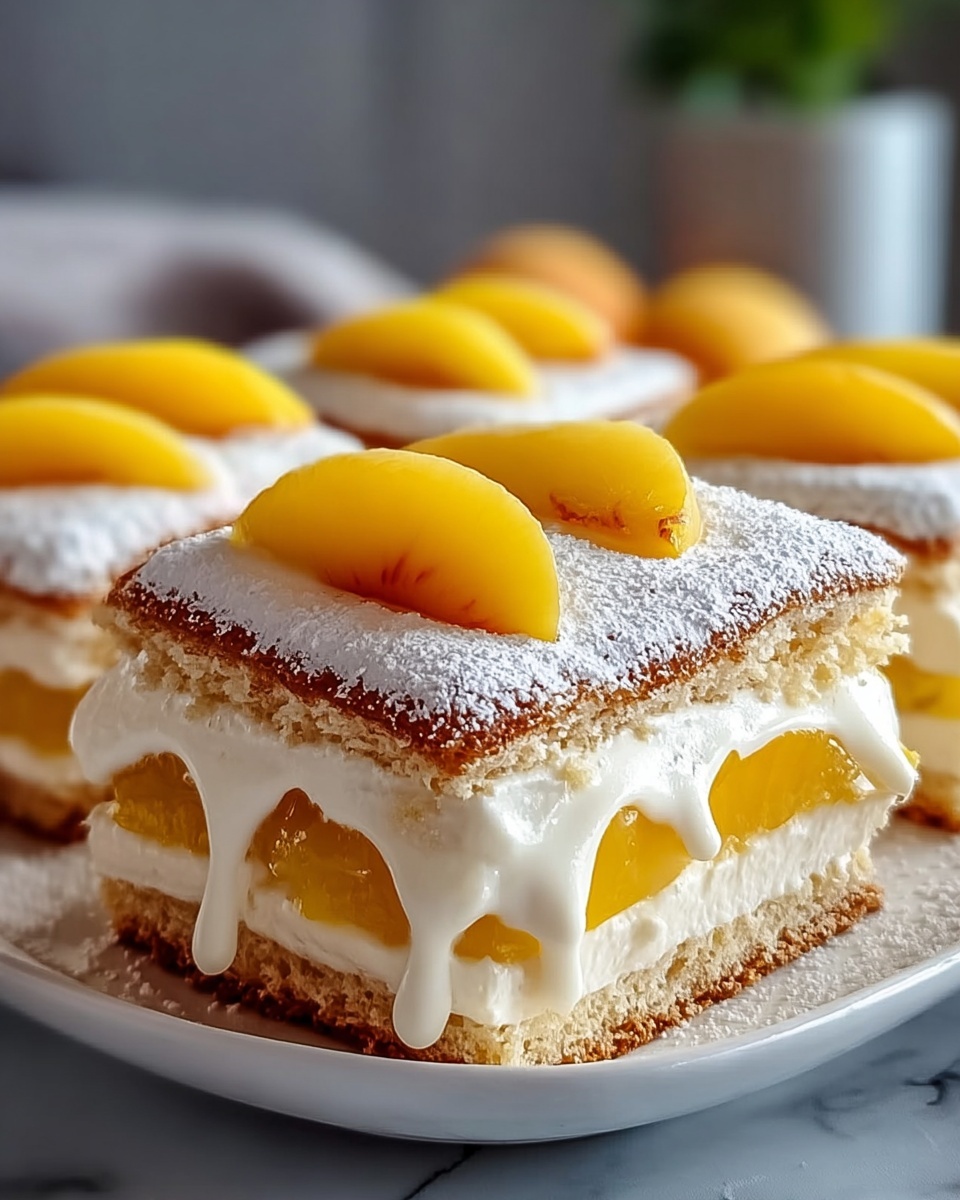 Homemade Peach and Crème Fraîche Pound Cake Recipe - Recipe Image