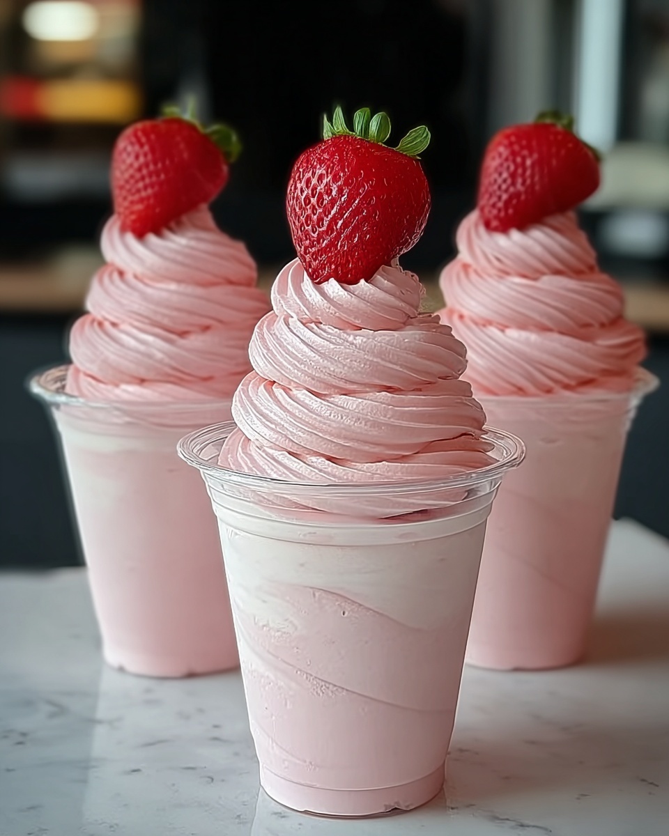 Refreshing Strawberry Dole Whip Recipe - Recipe Image