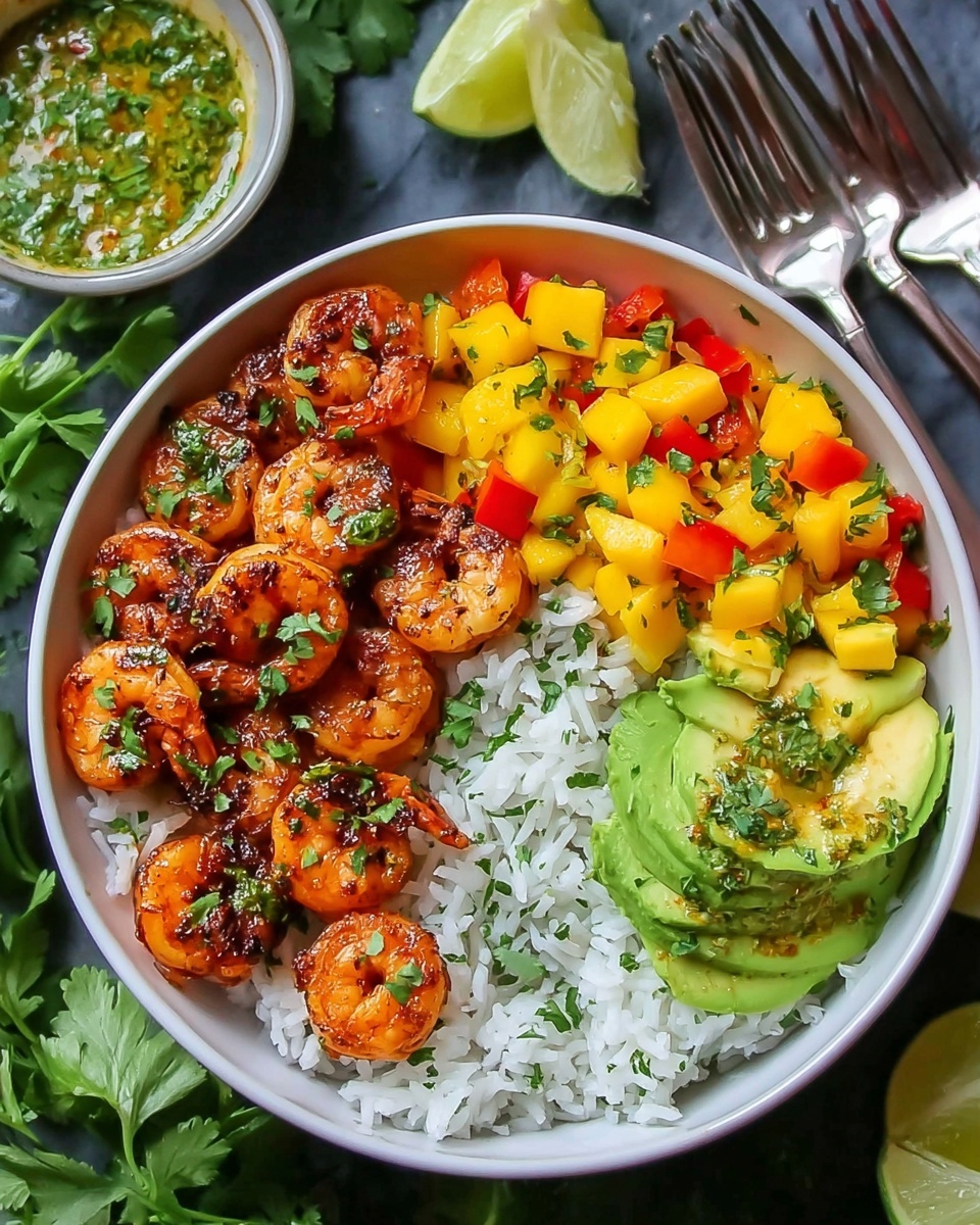 Easy Chili Lime Shrimp Bowls Recipe - Recipe Image