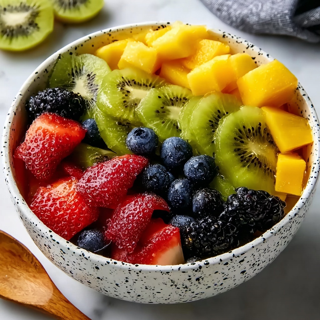 Fresh Fruit Salad with Honey Lime Poppy Seed Dressing Recipe - Recipe Image