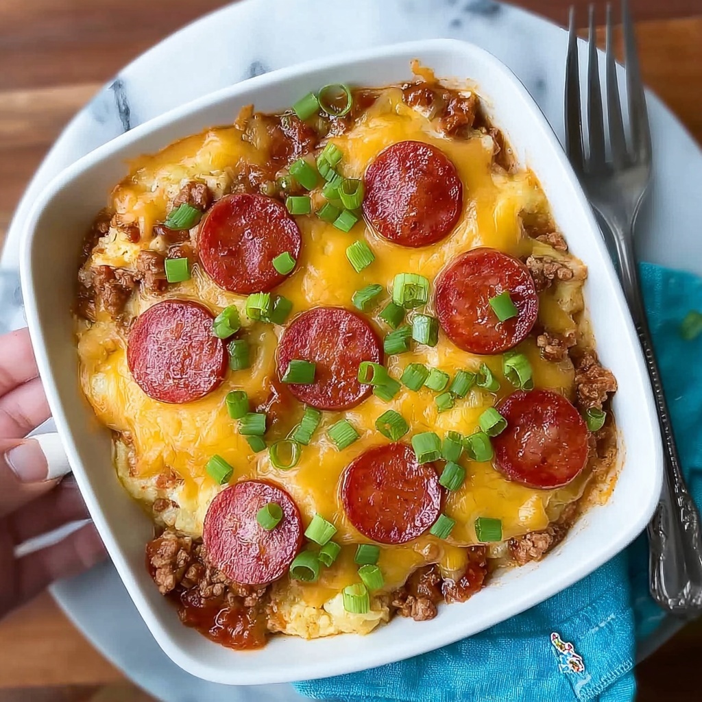 Crockpot Pierogi with Kielbasa Casserole Recipe - Recipe Image