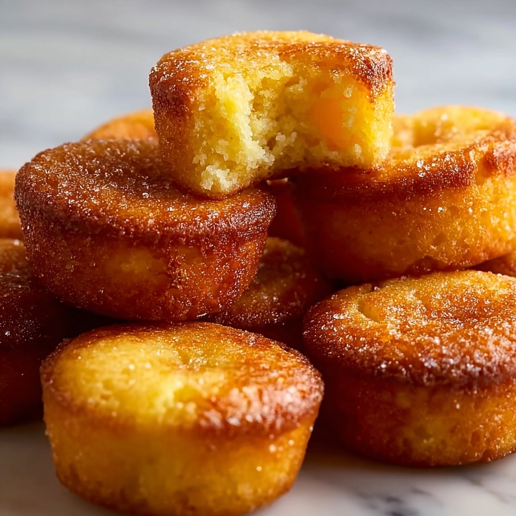 Honey Butter Cornbread Poppers Recipe - Recipe Image