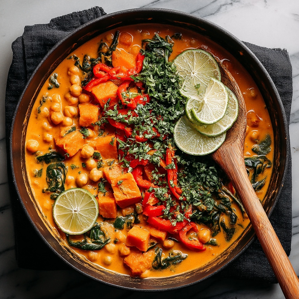 Thai Red Curry with Butternut Squash and Chickpeas Recipe - Recipe Image