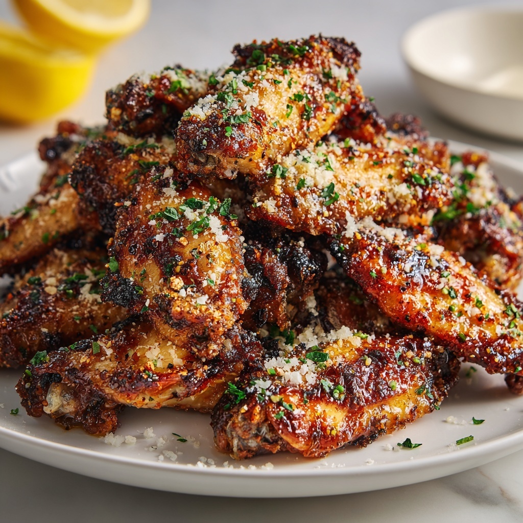 Garlic Parmesan Wings Recipe - Recipe Image