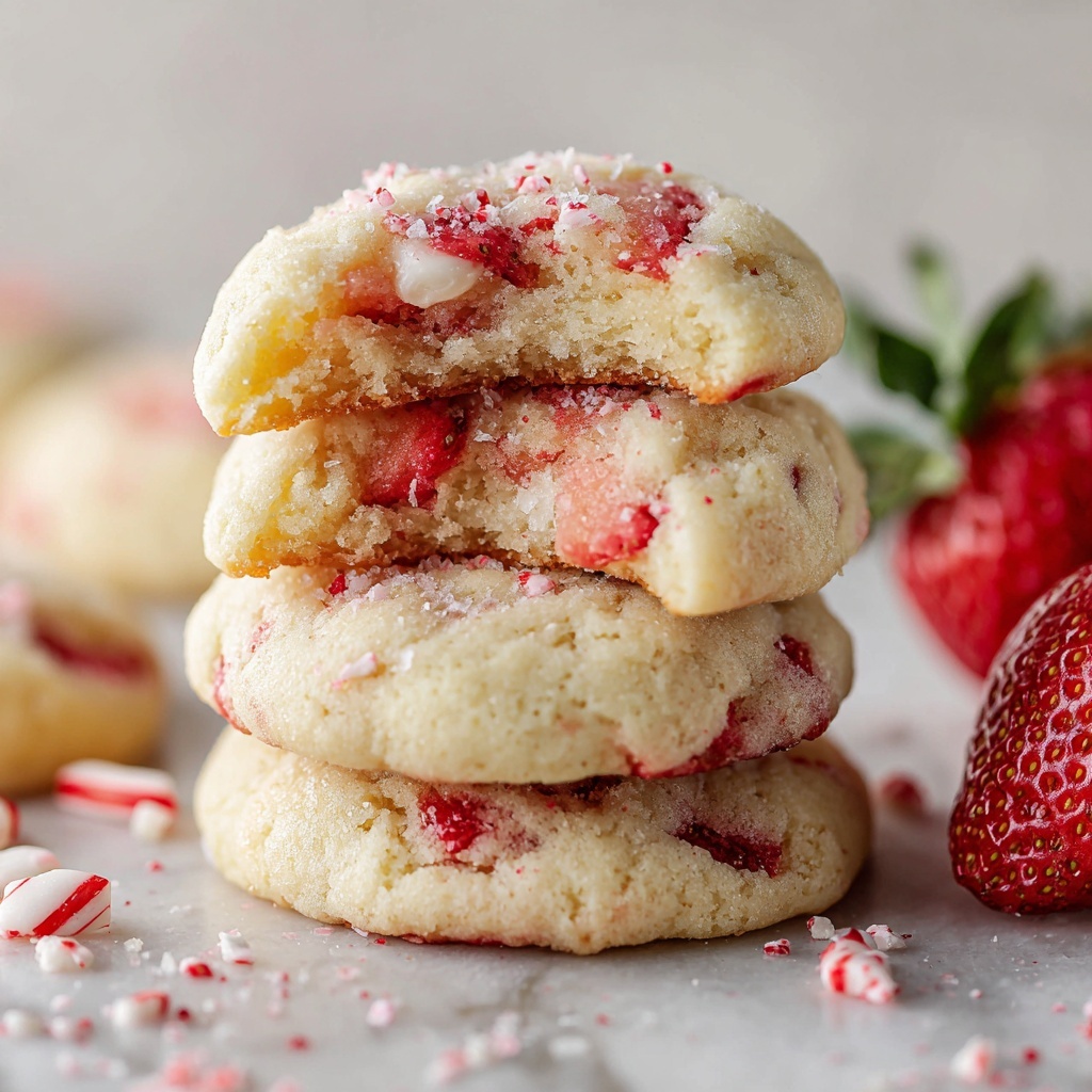 Strawberry Cheesecake Cookies Recipe - Recipe Image