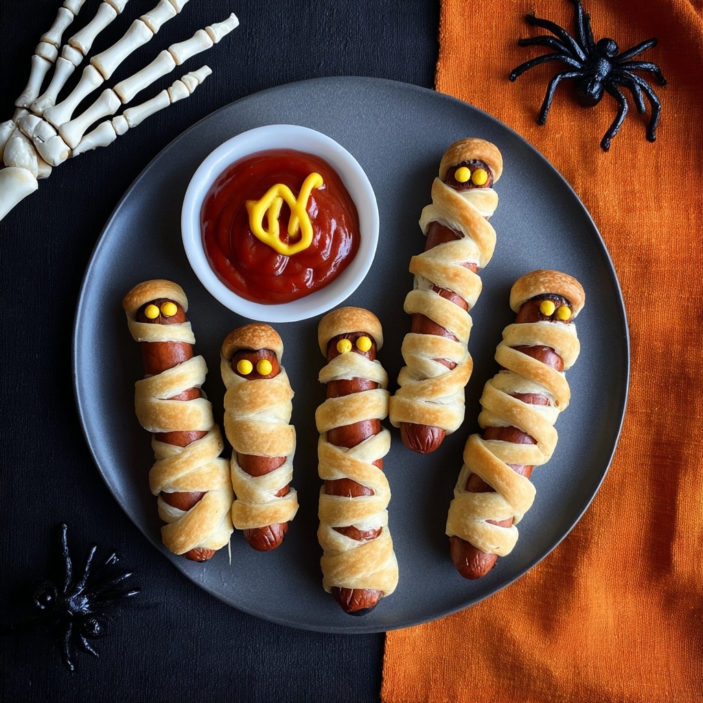 Mummy Hot Dogs Recipe - Recipe Image