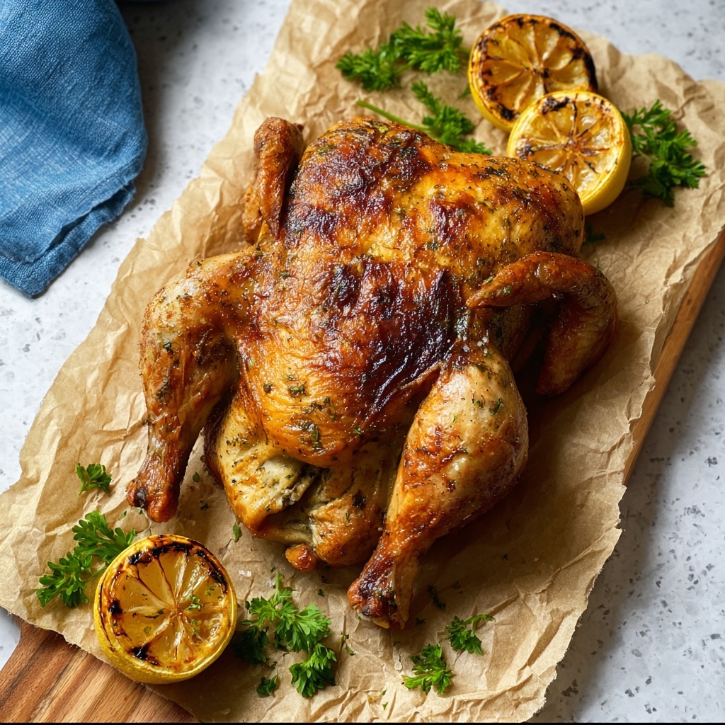 Grilled Spatchcock Chicken Recipe - Recipe Image