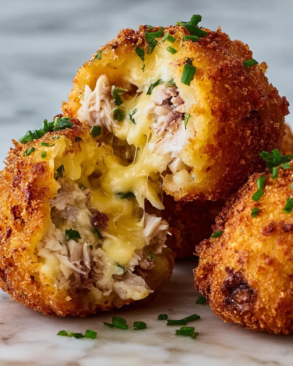 Crispy Potato Croquettes with Creamy Chicken Filling Recipe - Recipe Image