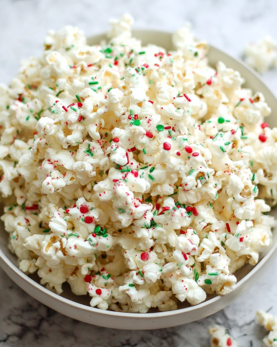 Super Easy Christmas Popcorn Recipe - Recipe Image