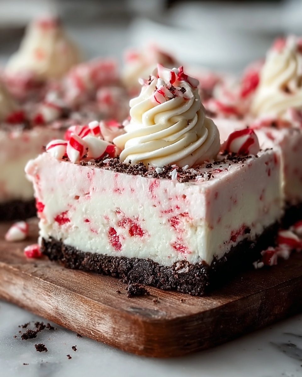 No-Bake Peppermint Cheesecake Recipe - Recipe Image