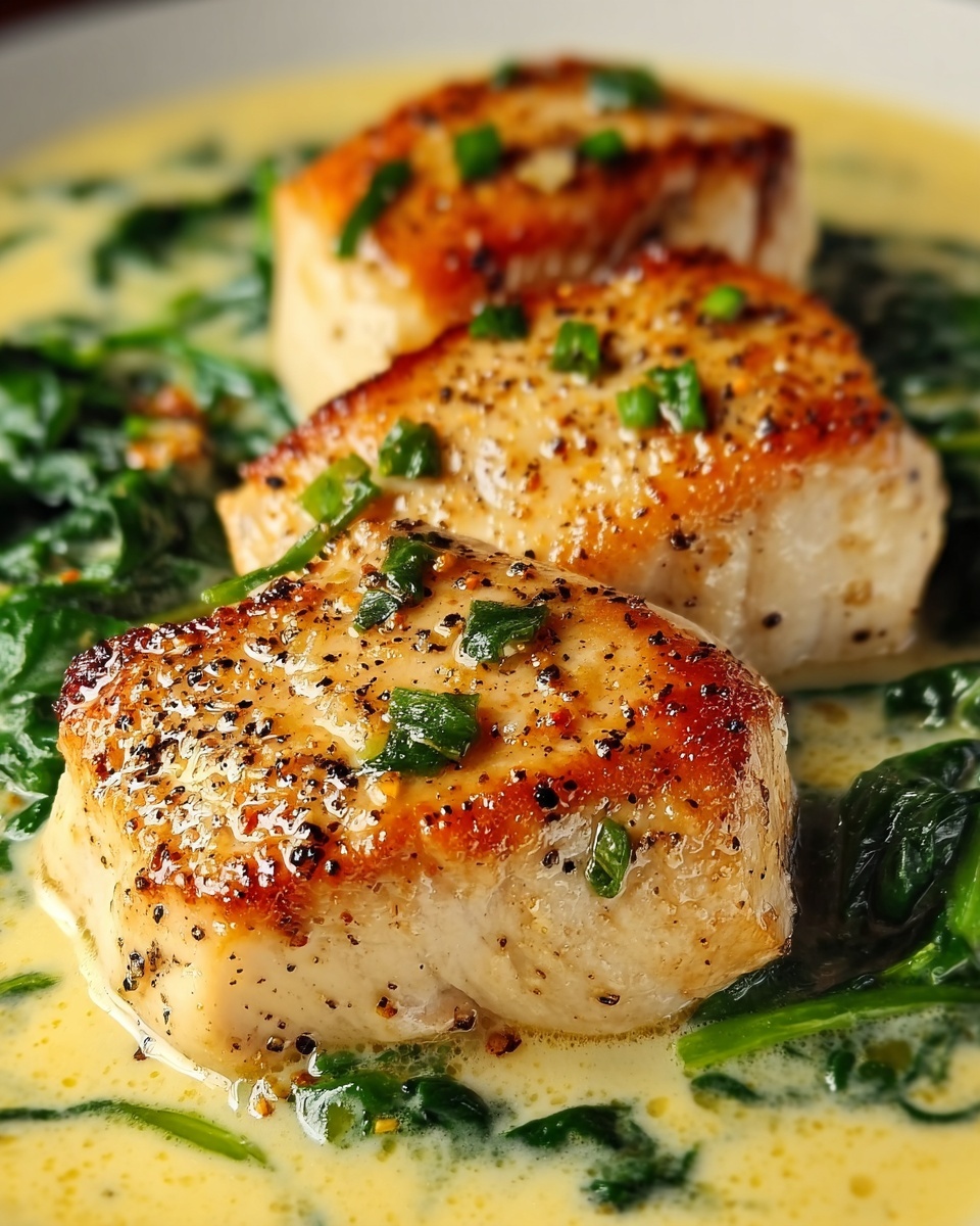 Creamy Chicken with Spinach Dinner Recipe - Recipe Image