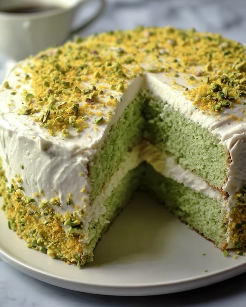Moist Pistachio Cake Recipe - Recipe Image