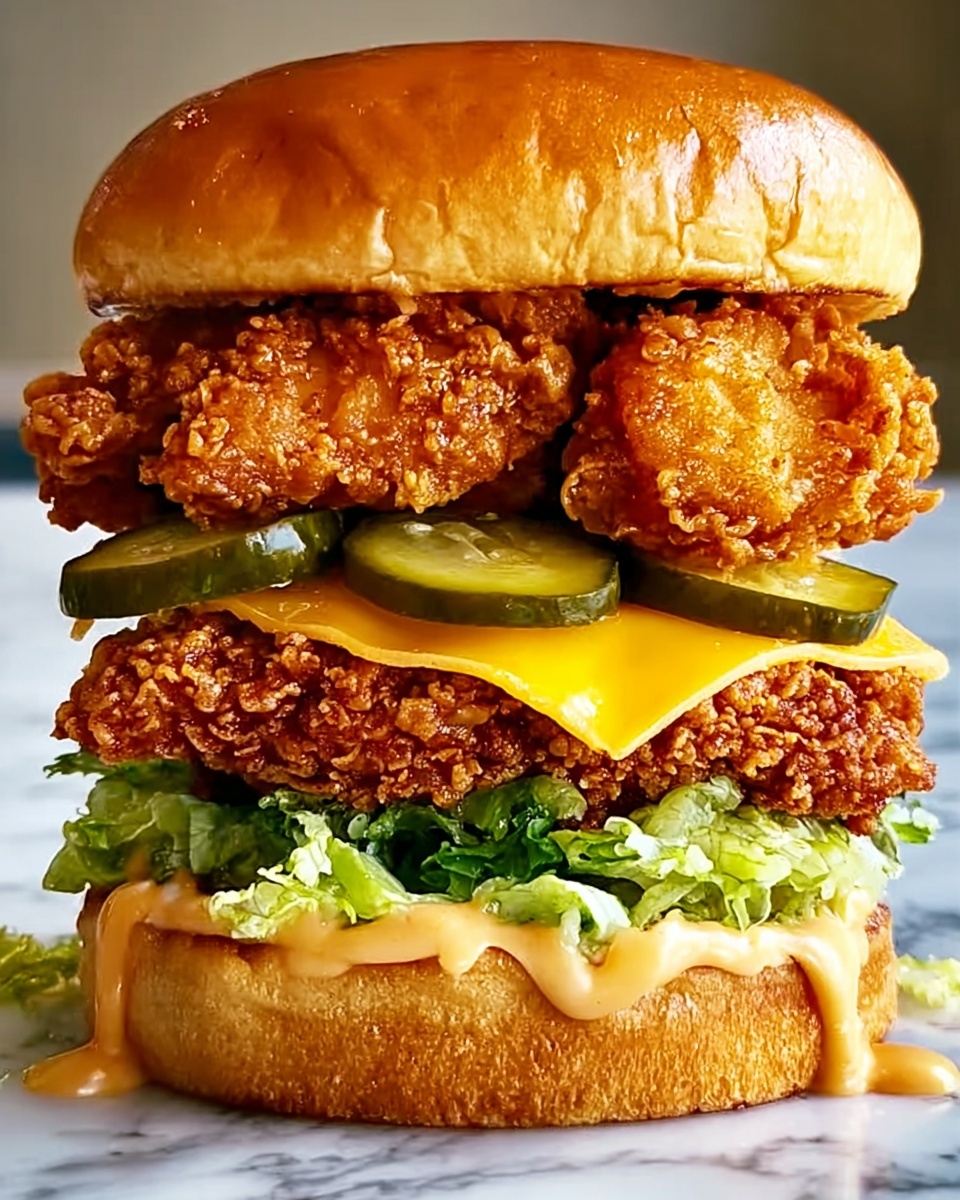 Hot Honey Fried Chicken Sandwiches Recipe - Recipe Image
