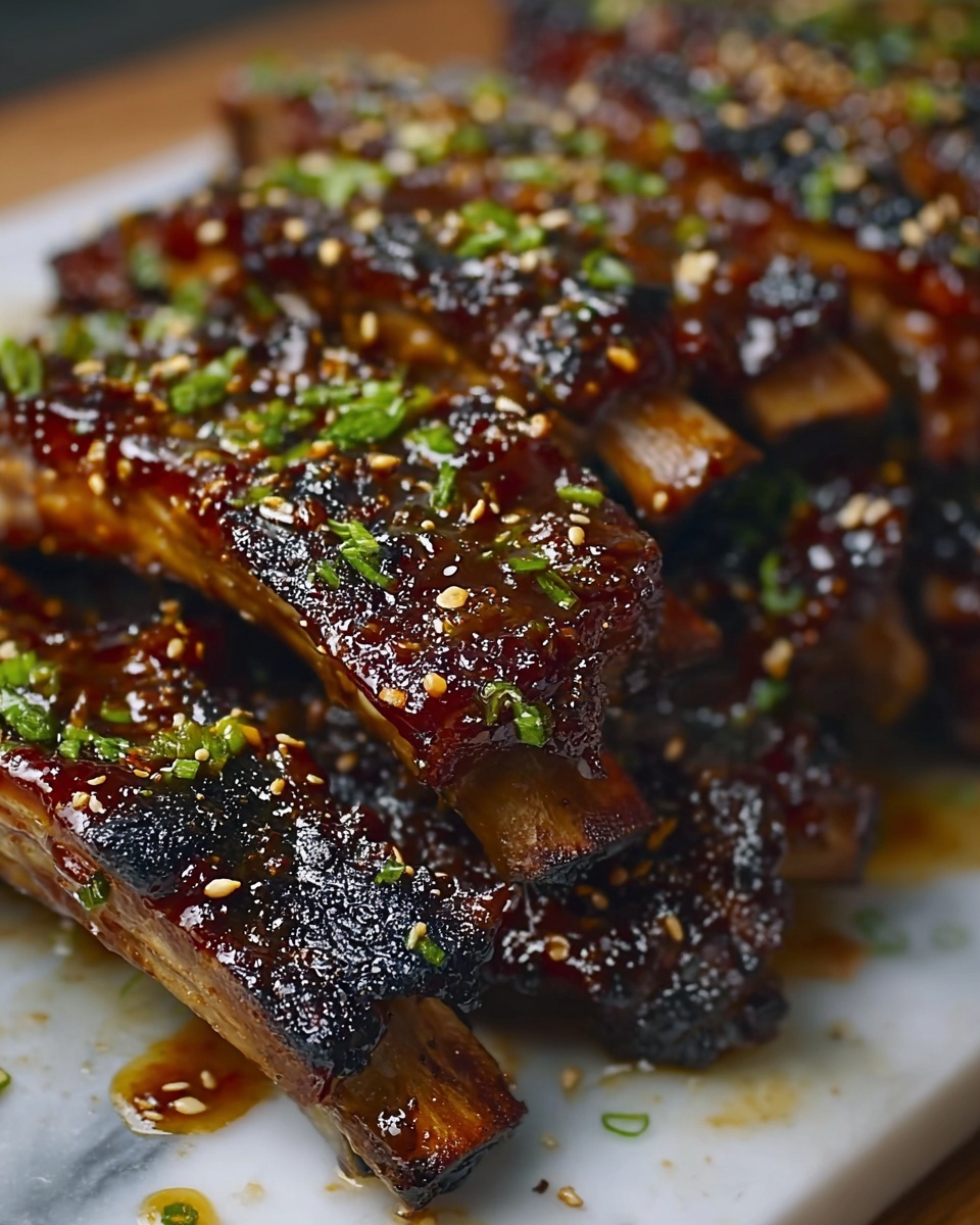 Honey Garlic Ribs Recipe - Recipe Image