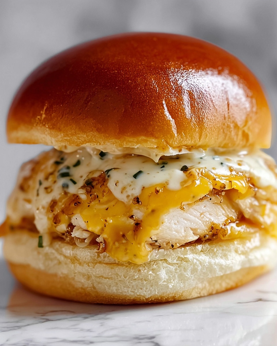 Smash Chicken Burger with Cheddar, Bacon, and Spicy Sriracha Recipe - Recipe Image