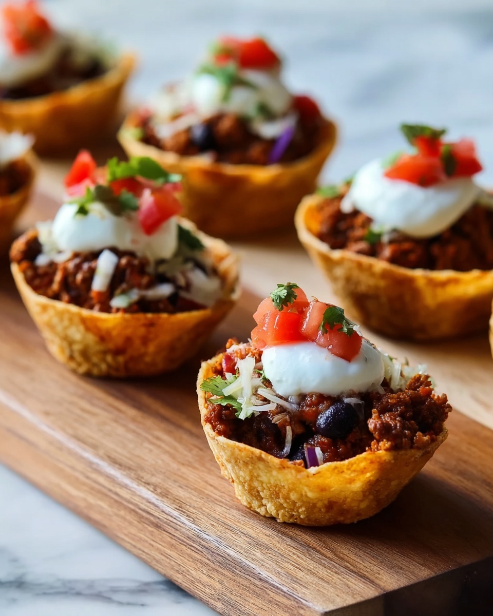 Red, White, and Blue Taco Bites Recipe - Recipe Image