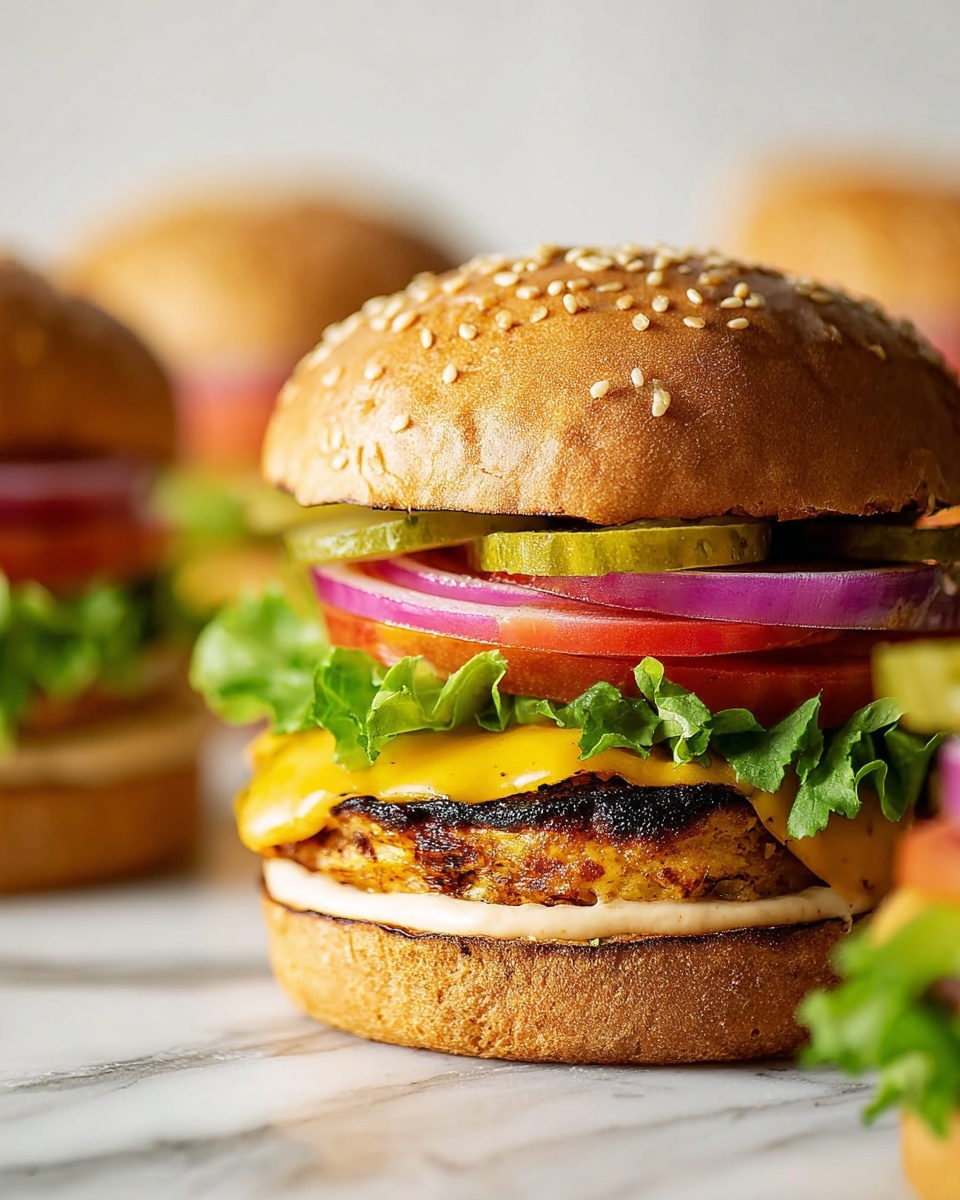 The Best Ground Chicken Burgers Recipe - Recipe Image