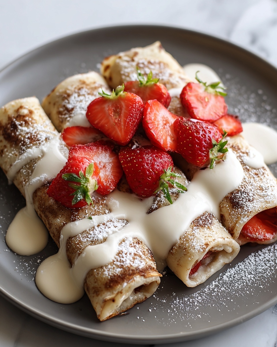 Strawberry French Toast Rolls Recipe - Recipe Image